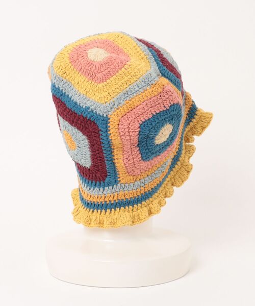 チャイハネ(チャイハネ)の「【チャイハネ】スクロクロッシェハット(ハット・レディース・イエロー・FREE)」の3枚目の写真