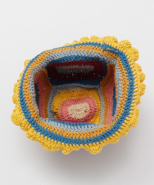 チャイハネ(チャイハネ)の「【チャイハネ】スクロクロッシェハット(ハット・レディース・イエロー・FREE)」の4枚目の写真