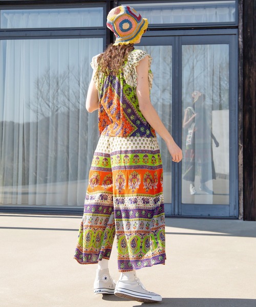 チャイハネ(チャイハネ)の「【チャイハネ】スクロクロッシェハット(ハット・レディース・イエロー・FREE)」の8枚目の写真