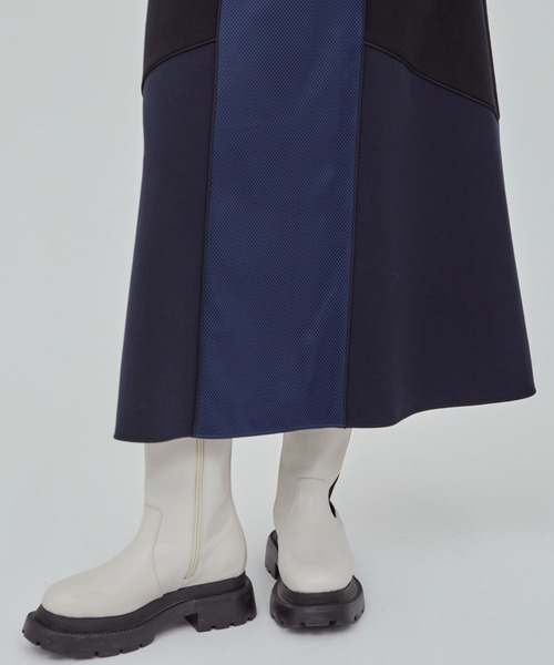 studious city スカート CITY〉スムースタイトストレッチスカート(1 BROWN): STUDIOUS