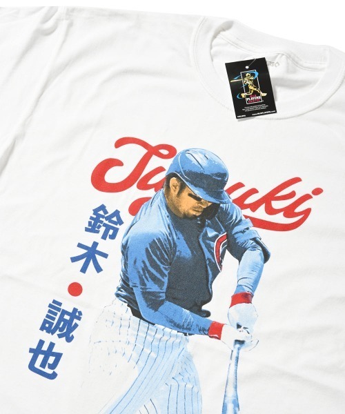 HOMEGAME（ホームゲーム）の「SUZUKI TEE 1 WHITE【HG250410】（Tシャツ/カットソー・メンズ・ホワイト・MEDIUM/LARGE/X-LARGE）」の2枚目の写真