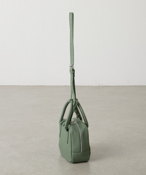 PAPILLONNER(パピヨネ)の「【OT】キューブバッグ(ショルダーバッグ・レディース・ダークブラウン/グリーン・FREE)」の15枚目の写真