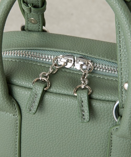 PAPILLONNER(パピヨネ)の「【OT】キューブバッグ(ショルダーバッグ・レディース・ダークブラウン/グリーン・FREE)」の19枚目の写真