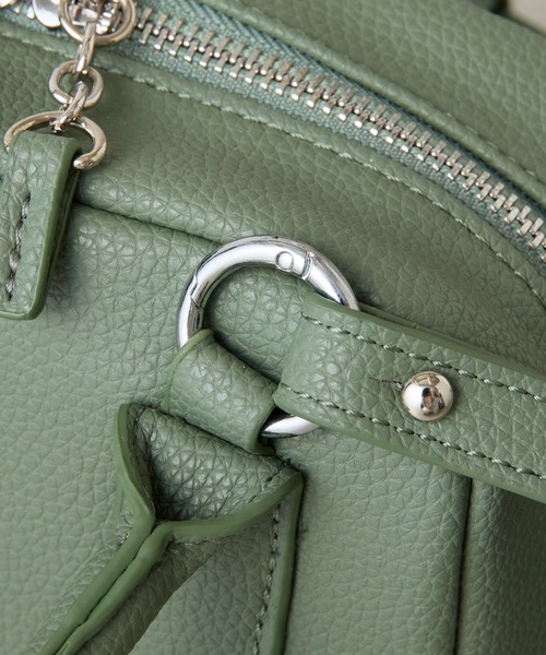 PAPILLONNER(パピヨネ)の「【OT】キューブバッグ(ショルダーバッグ・レディース・ダークブラウン/グリーン・FREE)」の20枚目の写真