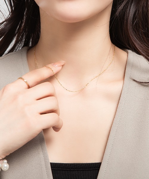 セール】シャイン ツイスト チェーン ネックレス（ネックレス