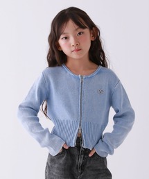 10C REPIPI（ジューシーレピピ）の「【10C REPIPI】ピグメントWZIPトップス（カーディガン/ボレロ・キッズ）」