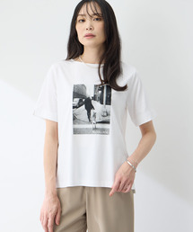 2025夏【接触冷感・UVカット】ALCOLLAGEボートネックフォトTシャツ