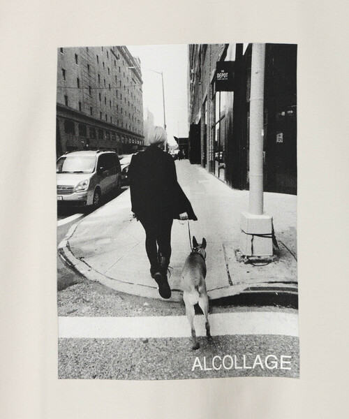 A/C DESIGN BY ALPHA CUBIC(エーシーデザインバイアルファキュービック)の「2025夏【接触冷感・UVカット】ALCOLLAGEボートネックフォトTシャツ(Tシャツ/カットソー・レディース・オフホワイト/ライトグレー・M/L/LL/3L)」の22枚目の写真