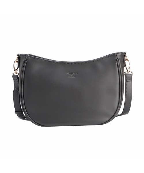 Jewelna Rose（ジュエルナローズ）の「JEWELNA by Jewelna Rose ムーンショルダーバッグ 16282（ショルダーバッグ・レディース・ブラック/グレイッシュベージュ/ダークグレー・FREE）」の6枚目の写真