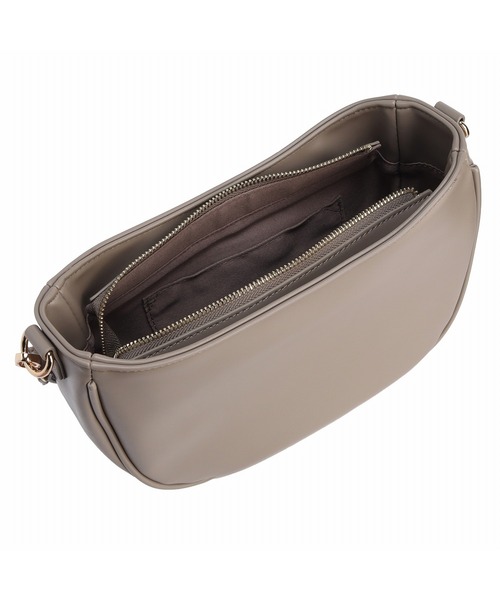 Jewelna Rose（ジュエルナローズ）の「JEWELNA by Jewelna Rose ムーンショルダーバッグ 16282（ショルダーバッグ・レディース・ブラック/グレイッシュベージュ/ダークグレー・FREE）」の10枚目の写真