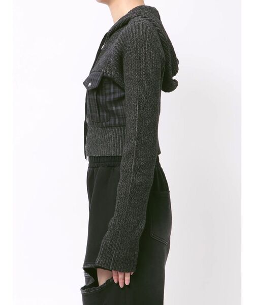 EMODA（エモダ）の「ドッキングポケットパーカー（パーカー・レディース・ブラウン/ネイビー/ブラック・FREE）」の6枚目の写真