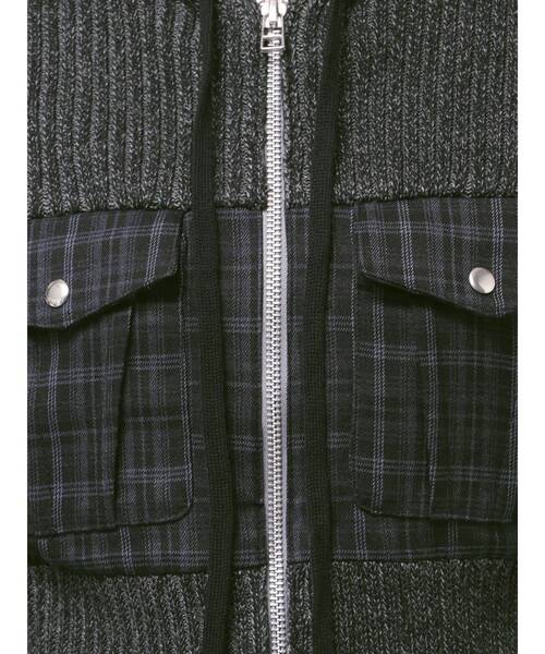 EMODA（エモダ）の「ドッキングポケットパーカー（パーカー・レディース・ブラウン/ネイビー/ブラック・FREE）」の16枚目の写真