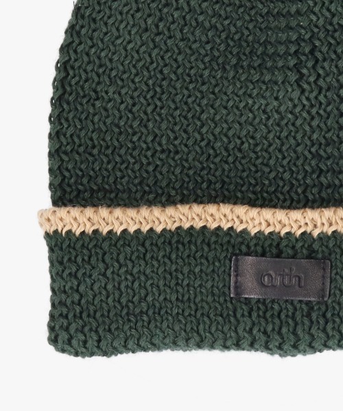 arth（アース）の「arth  Li Loose Fit Knit Watch / アース（ニットキャップ/ビーニー・メンズ・ベージュ/ネイビー/グリーン・57~59cm）」の10枚目の写真