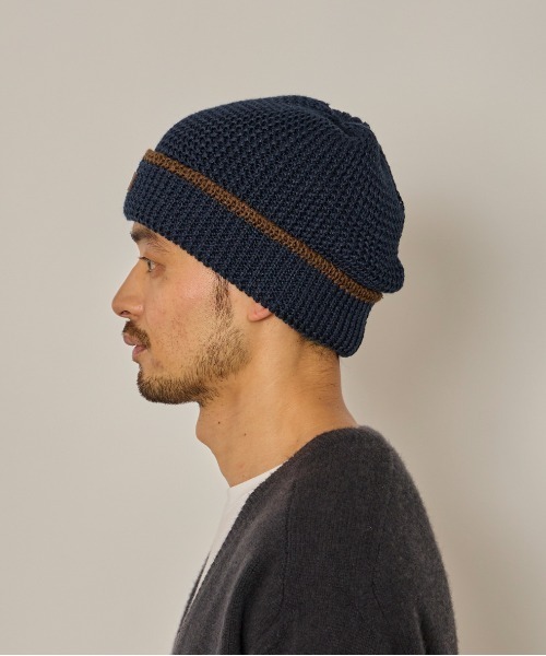 arth（アース）の「arth  Li Loose Fit Knit Watch / アース（ニットキャップ/ビーニー・メンズ・ベージュ/ネイビー/グリーン・57~59cm）」の12枚目の写真