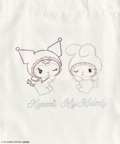 sanrio（サンリオ）の「メロクロキラキラトートバッグ（トートバッグ・レディース・オフホワイト/ラベンダー/ピンク・FREE）」の10枚目の写真