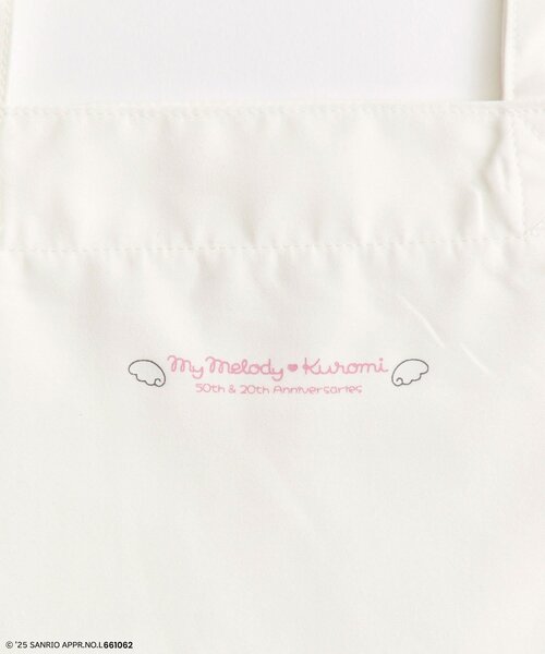 sanrio（サンリオ）の「メロクロキラキラトートバッグ（トートバッグ・レディース・オフホワイト/ラベンダー/ピンク・FREE）」の11枚目の写真