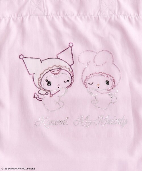 sanrio（サンリオ）の「メロクロキラキラトートバッグ（トートバッグ・レディース・オフホワイト/ラベンダー/ピンク・FREE）」の16枚目の写真