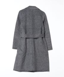 レディースのチェスターコート（グレー/灰色系・チェック柄