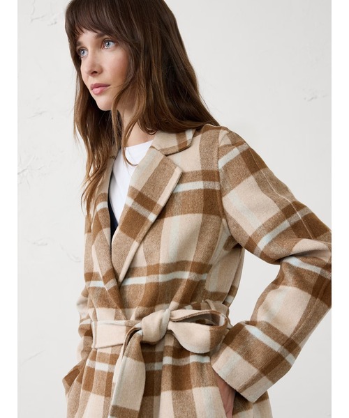 BANANA REPUBLIC FACTORY STORE(バナナリパブリック ファクトリーストア)の「BANANA REPUBLIC FACTORY STORE ダブルフェイスタイウエストコート(チェスターコート・レディース・グレー/ブラック/ベージュ・M/S/L/XS)」の7枚目の写真