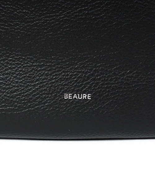 Beau're（ヴュレ）の「【BEAURE】カウレザー ショルダー付 2WAYトートバッグ B-25422（トートバッグ・レディース・シルバー/グレイッシュベージュ/ブラック・FREE）」の6枚目の写真