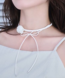 mellowneon（メロウネオン）の「ローズ＆リボンset チョーカー（チョーカー）」