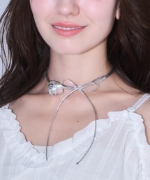 mellowneon（メロウネオン）の「ローズ＆リボンset チョーカー（チョーカー）」