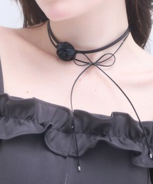 mellowneon（メロウネオン）の「ローズ＆リボンset チョーカー（チョーカー）」