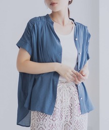 Idnes スキッパーシアーブラウス