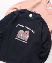 ALWAYS GOOD TIME（オルウェイズグッドタイム）の「【ガチャピンムック】裏起毛プリントスウェット（スウェット）」
