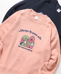 ALWAYS GOOD TIME（オルウェイズグッドタイム）の「【ガチャピンムック】裏起毛プリントスウェット（スウェット）」