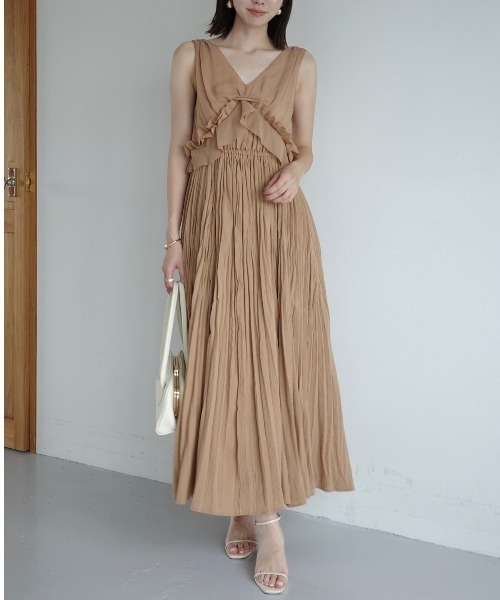 リンクルワンピース（ワンピース）｜anuans（アニュアンス）の