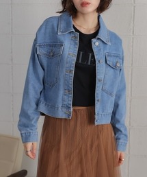 ショート丈デニムジャケット