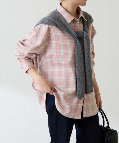 PAPILLONNER（パピヨネ）の「アレンジニットストール（ストール/ショール・レディース・ブルー/グレー・FREE）」の9枚目の写真