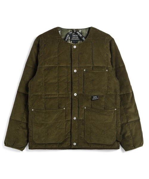 TAION(タイオン)】〈ユニセックス〉ワーク クルーネック コーデュロイ