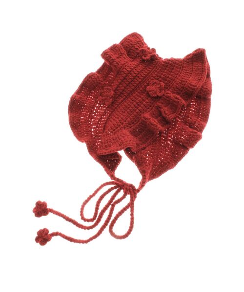 お花のニットヘッドドレス（カチューシャ）｜merry jenny（メリー