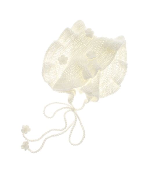 merry jenny(メリージェニー)の「お花のニットヘッドドレス(カチューシャ・レディース・ブラック/アイボリー/レッド/オフホワイト・FREE)」の17枚目の写真