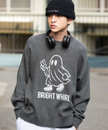 WEGO/ジャガードグラフィックプルオーバー