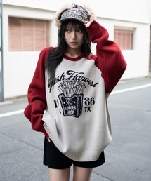 WEGO（ウィゴー）の「WEGO/ジャガードグラフィックプルオーバー（ニット/セーター）」