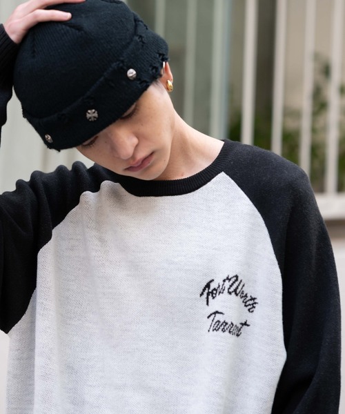 WEGO(ウィゴー)の「WEGO/ジャガードグラフィックプルオーバー(ニット/セーター・メンズ・チャコール/イエロー/その他3/その他2/その他1/グレー/オフホワイト/ダークグリーン/ホワイト系その他/ワイン/その他8/その他6/その他4/その他7/その他9/その他5・SMALL/LARGE/MEDIUM)」の17枚目の写真