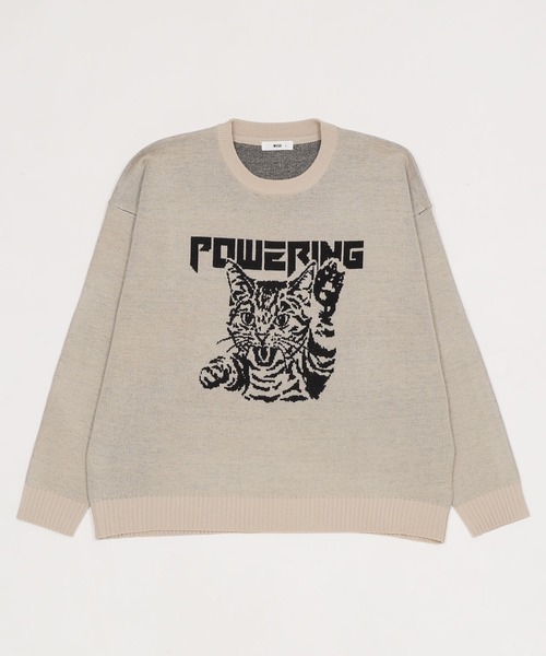 WEGO(ウィゴー)の「WEGO/ジャガードグラフィックプルオーバー(ニット/セーター・メンズ・チャコール/イエロー/その他3/その他2/その他1/グレー/オフホワイト/ダークグリーン/ホワイト系その他/ワイン/その他8/その他6/その他4/その他7/その他9/その他5・SMALL/LARGE/MEDIUM)」の20枚目の写真