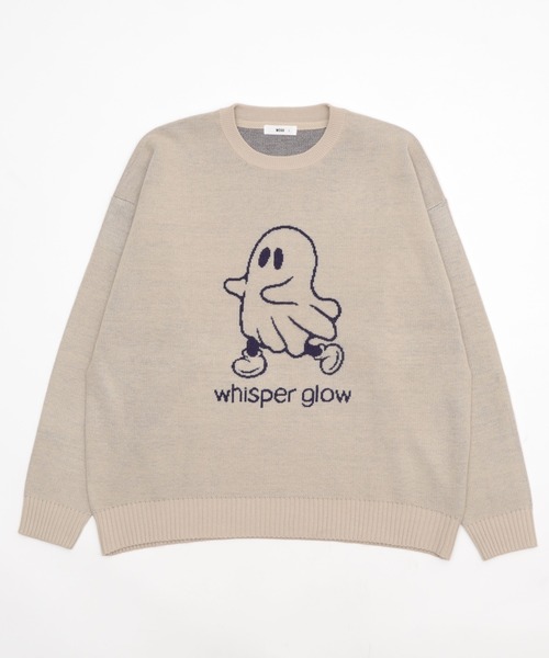 セール】WEGO/【25年秋冬新作】ジャガードグラフィックプルオーバー