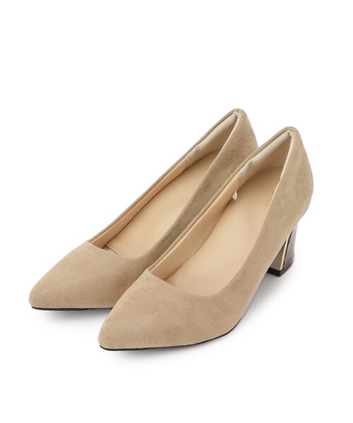ITS'DEMO（イッツデモ）の「機能付ベーシックパンプス（パンプス・レディース・ベージュ/ブラック・40/38）」の2枚目の写真