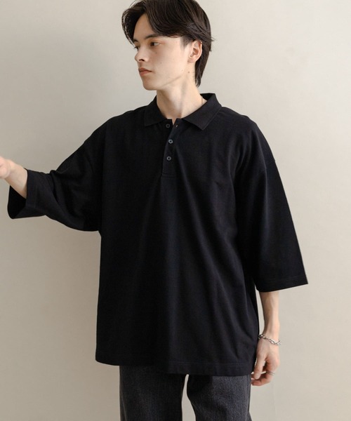 セール】スラブカノコエクストラルーズポロシャツ（ポロシャツ