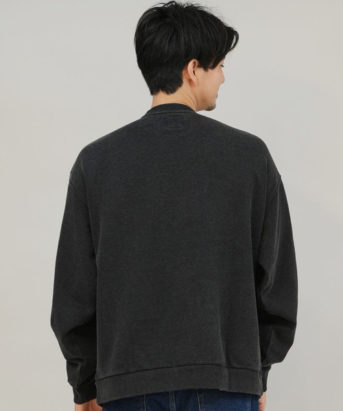 RVCA(ルーカ)の「RVCA/ルーカ BIG RVCA FADE CR スウェット BF042-002(スウェット・メンズ・スミクロ/ブラック×ホワイト/ホワイト×ブラック・M/S/L)」の11枚目の写真