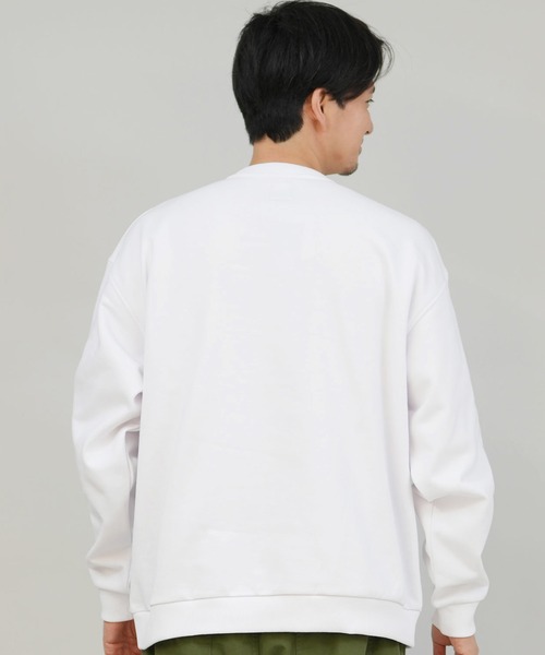 RVCA(ルーカ)の「RVCA/ルーカ BIG RVCA FADE CR スウェット BF042-002(スウェット・メンズ・スミクロ/ブラック×ホワイト/ホワイト×ブラック・M/S/L)」の7枚目の写真