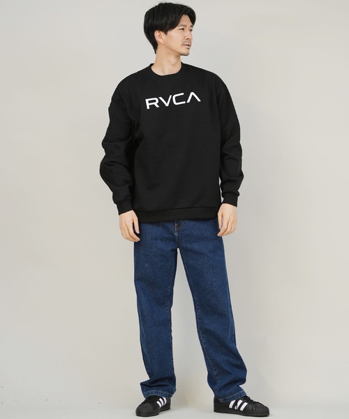 RVCA(ルーカ)の「RVCA/ルーカ BIG RVCA FADE CR スウェット BF042-002(スウェット・メンズ・スミクロ/ブラック×ホワイト/ホワイト×ブラック・M/S/L)」の19枚目の写真