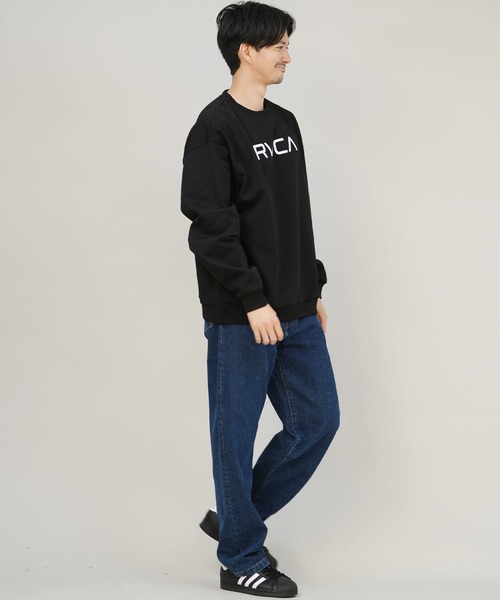 RVCA(ルーカ)の「RVCA/ルーカ BIG RVCA FADE CR スウェット BF042-002(スウェット・メンズ・スミクロ/ブラック×ホワイト/ホワイト×ブラック・M/S/L)」の15枚目の写真