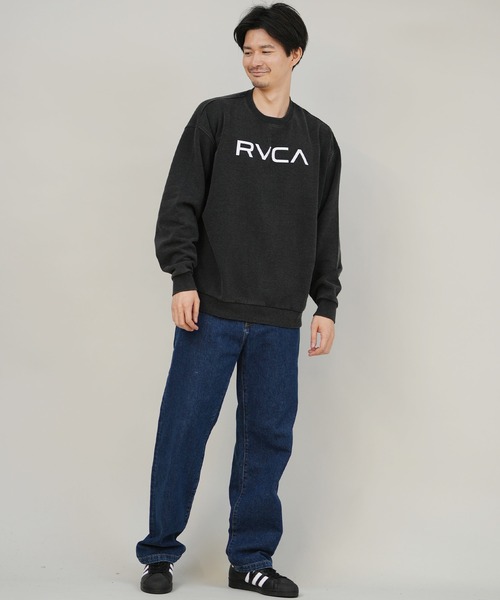 RVCA(ルーカ)の「RVCA/ルーカ BIG RVCA FADE CR スウェット BF042-002(スウェット・メンズ・スミクロ/ブラック×ホワイト/ホワイト×ブラック・M/S/L)」の10枚目の写真