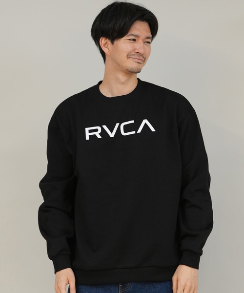 RVCA(ルーカ)の「RVCA/ルーカ BIG RVCA FADE CR スウェット BF042-002(スウェット・メンズ・スミクロ/ブラック×ホワイト/ホワイト×ブラック・M/S/L)」の12枚目の写真