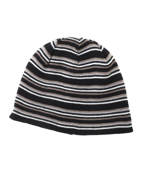 Manhattan Portage（マンハッタンポーテージ）の「Manhattan Portage/マンハッタンポーテージ ビーニー REVERSIBLE KNIT BEANIE MP348（ニットキャップ/ビーニー・メンズ・グレー/ブラック×パープル/ブラウン/ブラック×ホワイト・FREE）」の14枚目の写真